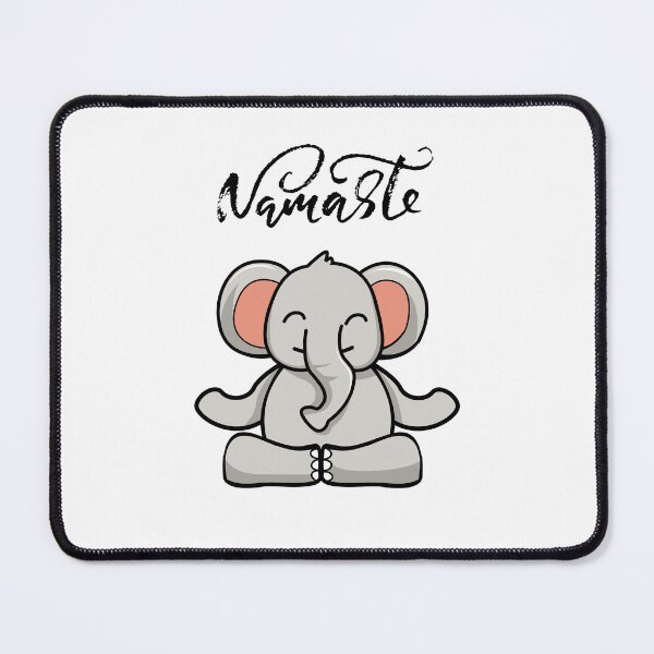 Item preview, yogi elephant - namaste designed and sold by SageYogaRetreat.