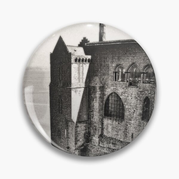 Item preview, Atop Mont Saint Michel in Grayscale designed and sold by Susan Maxwell Schmidt.