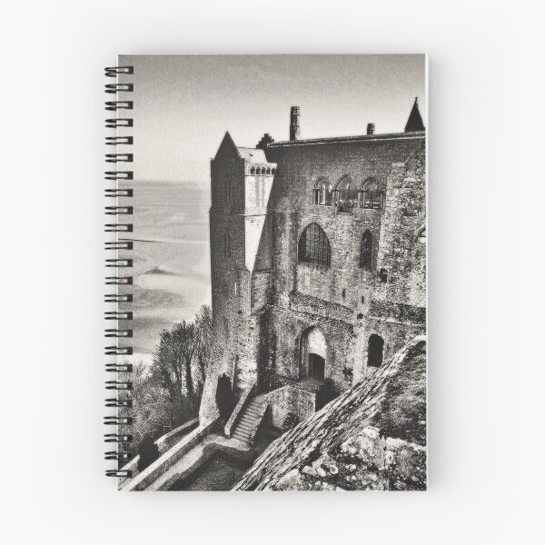 Item preview, Atop Mont Saint Michel in Grayscale designed and sold by Susan Maxwell Schmidt.