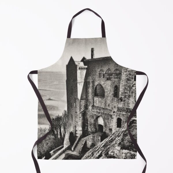 Item preview, Atop Mont Saint Michel in Grayscale designed and sold by Susan Maxwell Schmidt.