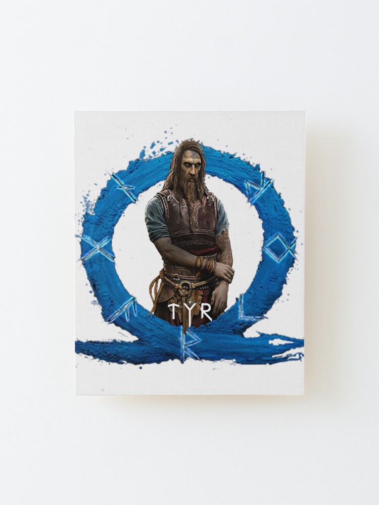 Tyr God of War Ragnarök God of War Ragnarok Mounted Print for Sale by  Moon's Ear