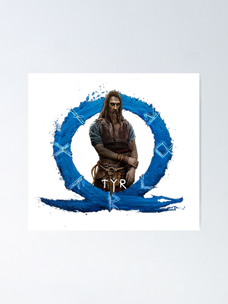 Tyr God of War Ragnarök God of War Ragnarok Poster for Sale by