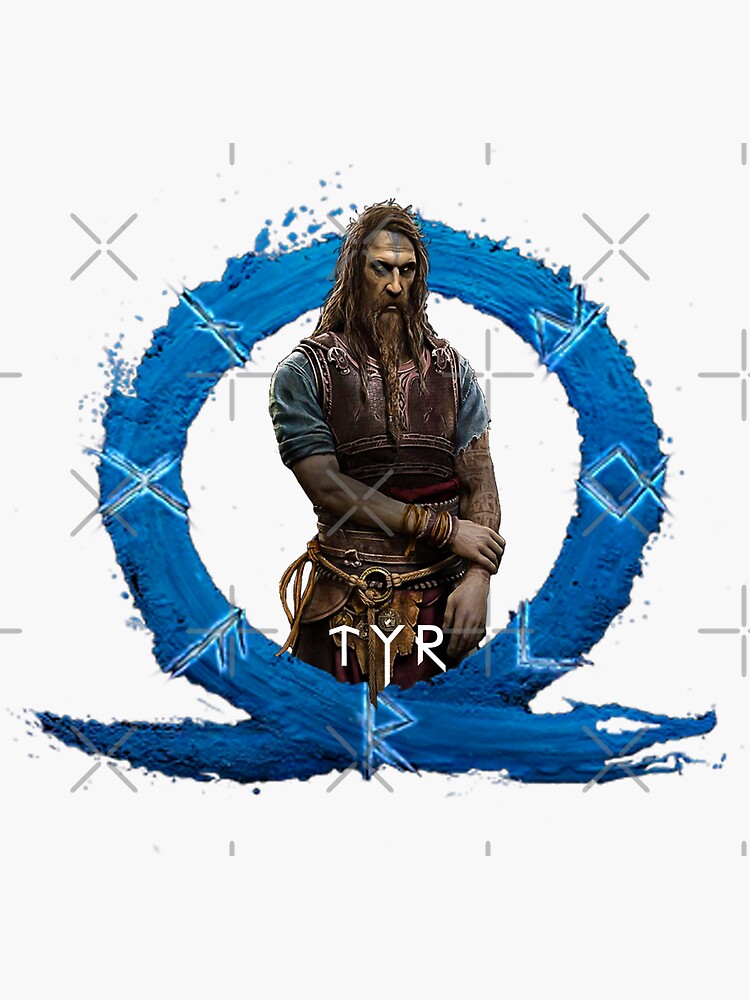 tyr god of war' Sticker