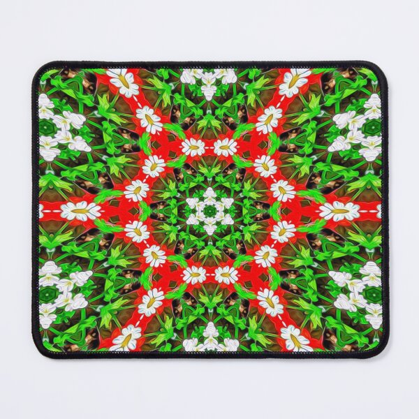 Item preview, Red and White flower pattern designed and sold by Patternflower.