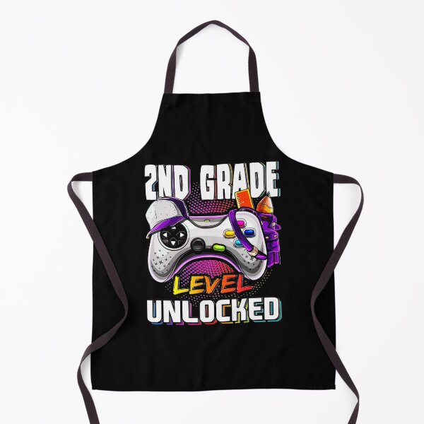 Item preview, 2nd Grade Level Unlocked Back to School Video Game Girls designed and sold by BargerStore.