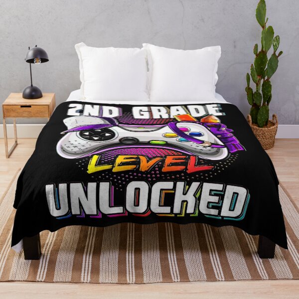 Item preview, 2nd Grade Level Unlocked Back to School Video Game Girls designed and sold by BargerStore.