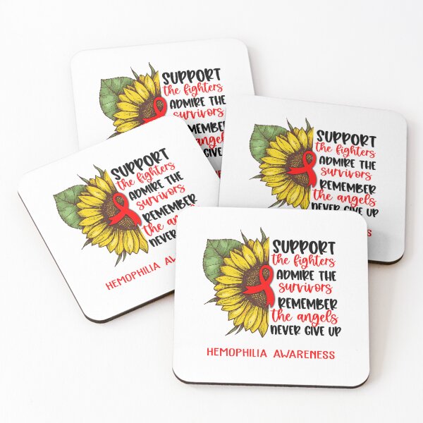 Item preview, Hemophilia Awareness - Support the Fighters Admire the Survivors Remember the Angels Never Give Up designed and sold by whlrcheryl.