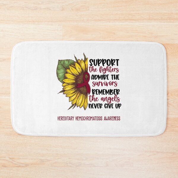 Item preview, Hereditary Hemochromatosis Awareness - Support the Fighters Admire the Survivors Remember the Angels Never Give Up designed and sold by whlrcheryl.