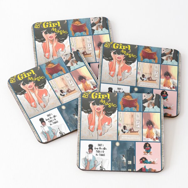 Item preview, Black Girl Books Magic  designed and sold by ameerasda.