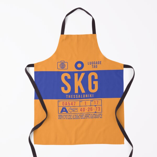 Item preview, Luggage Tag B - SKG Thessaloniki Greece designed and sold by VoodooCircus.