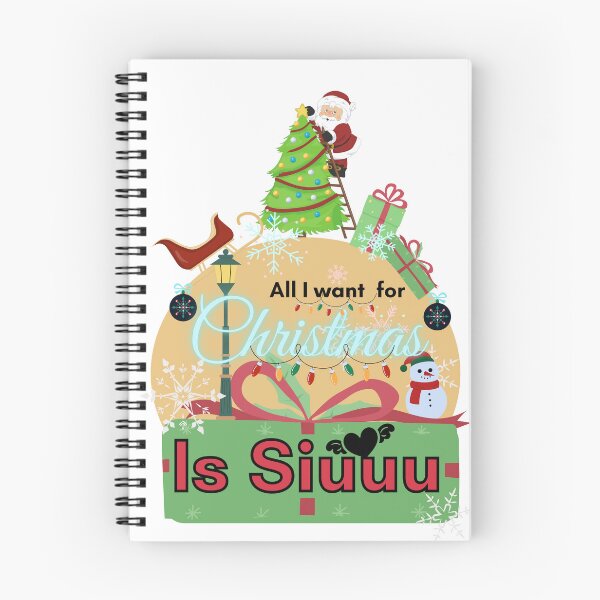 Item preview, All I Want For Christmas Is Siuuu - a beautifull gift designed and sold by niamaes.