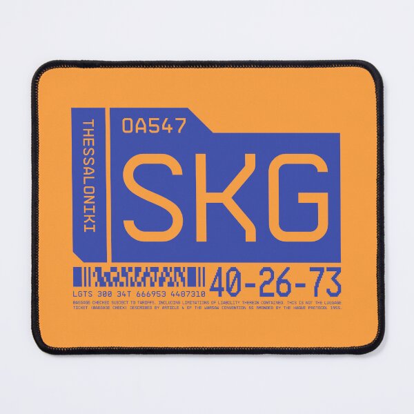 Item preview, Luggage Tag C - SKG Thessaloniki Greece designed and sold by VoodooCircus.