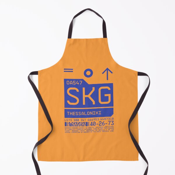 Item preview, Luggage Tag C - SKG Thessaloniki Greece designed and sold by VoodooCircus.