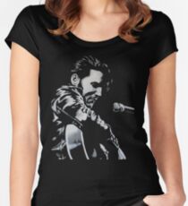 Elvis Presley - The King Is Back Women's Fitted Scoop T-Shirt