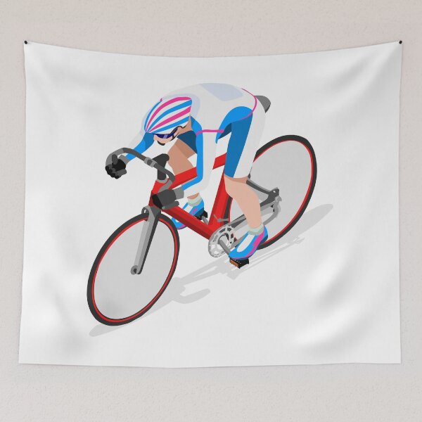Item preview, Track Cycling Cyclist Rider Sport designed and sold by aurielaki.