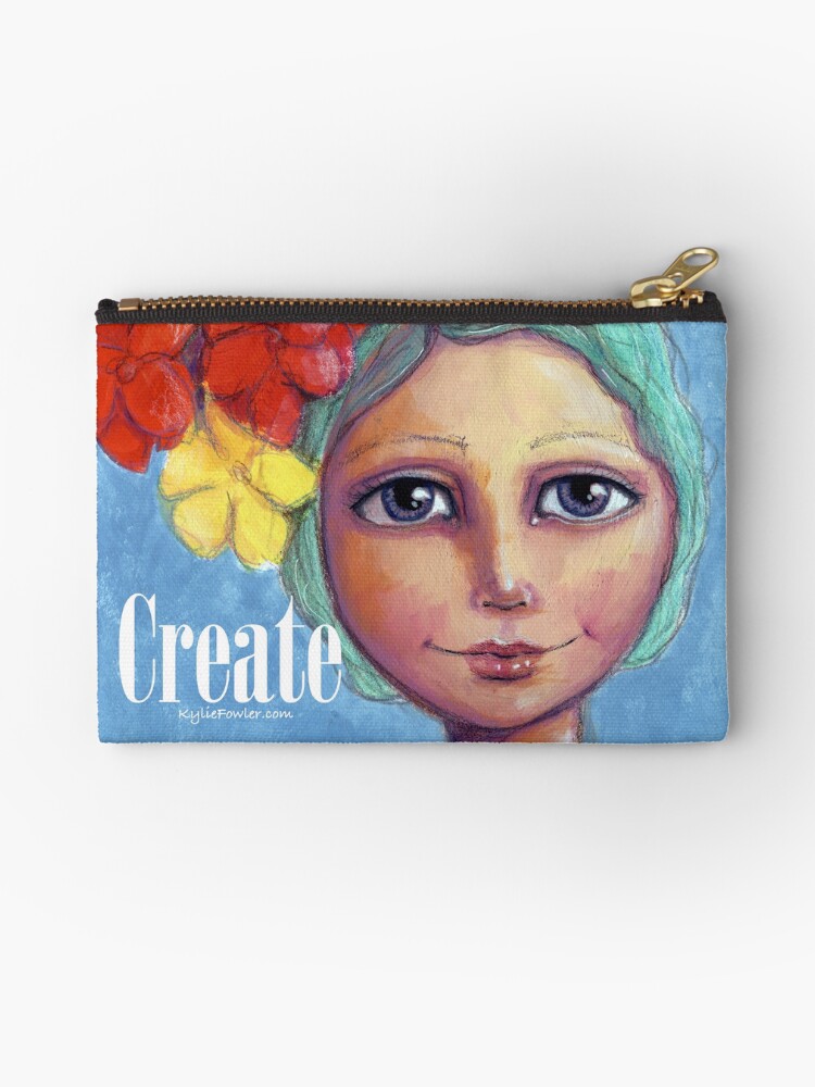 Thumbnail 1 of 4, Zipper Pouch, Wear Your Bliss - By Kylie Fowler designed and sold by Kylie Fowler.
