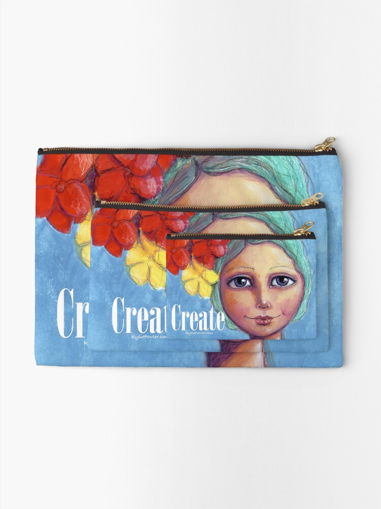 Thumbnail 2 of 4, Zipper Pouch, Wear Your Bliss - By Kylie Fowler designed and sold by Kylie Fowler.