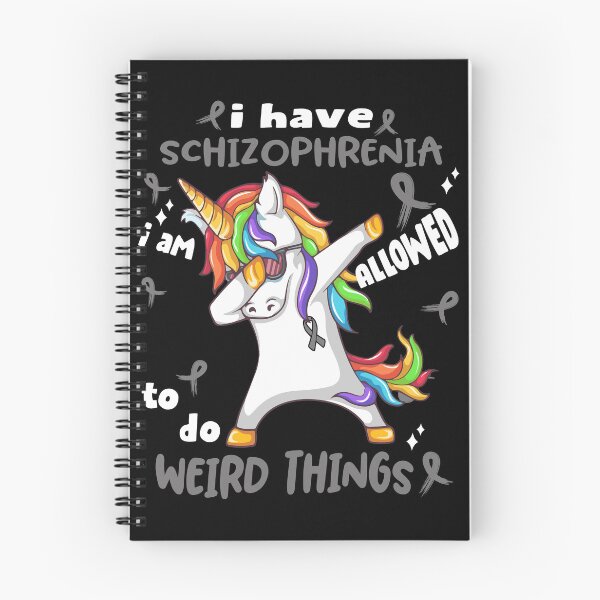 Item preview, Schizophrenia Awareness Funny I have Schizophrenia i'm allowed to do Weird Things! designed and sold by JanetShop809.