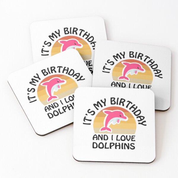 Item preview, It's my birthday and I love dolphins  designed and sold by eNVy Co.