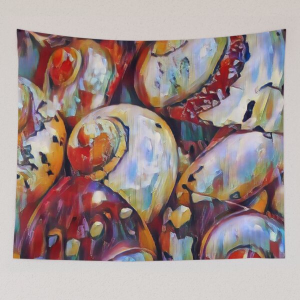 Item preview, Colorful Shells designed and sold by lindosilks.