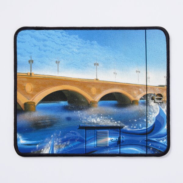 Aperçu de l'œuvre Murale Pont de Pierre - Bordeaux créée et vendue par Marilyn Harris.