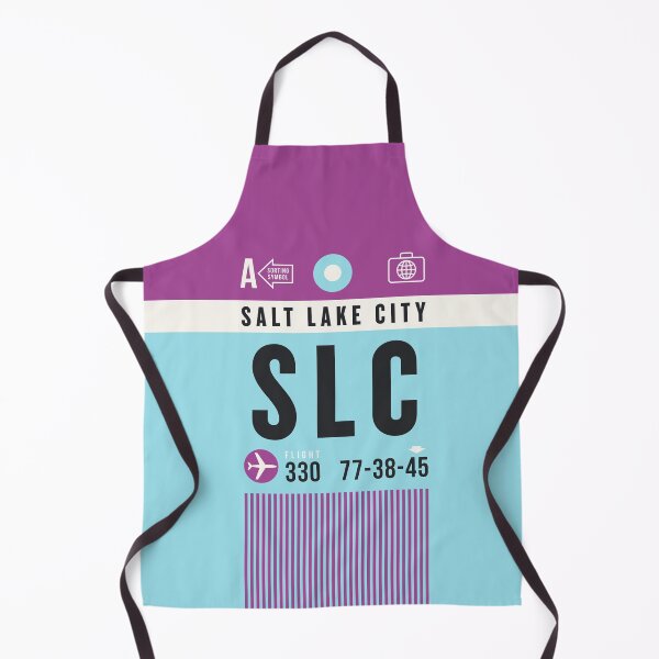 Artikelvorschau, Luggage Tag A - SLC Salt Lake City USA entworfen und verkauft von VoodooCircus.