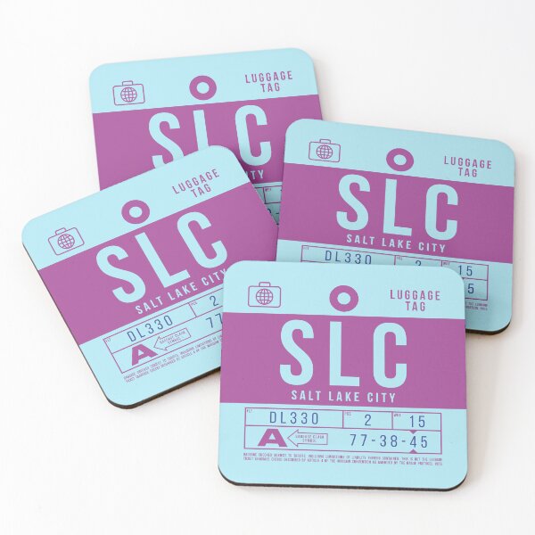 Item preview, Luggage Tag B - SLC Salt Lake City USA designed and sold by VoodooCircus.