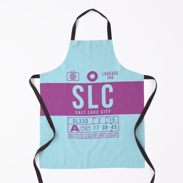 Artikelvorschau, Luggage Tag B - SLC Salt Lake City USA entworfen und verkauft von VoodooCircus.