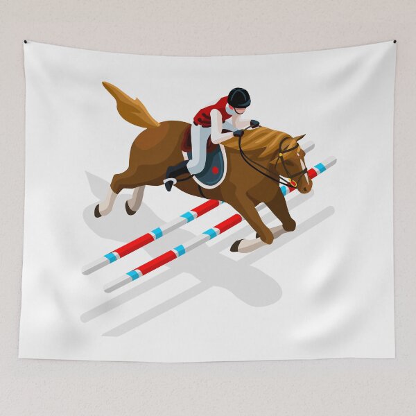 Item preview, Equestrian Eventing Jockey Jump Sport designed and sold by aurielaki.