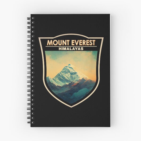 Item preview, Mount Everest Himalayas Watercolor Badge designed and sold by KrisSidDesigns.