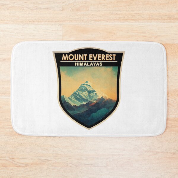 Item preview, Mount Everest Himalayas Watercolor Badge designed and sold by KrisSidDesigns.
