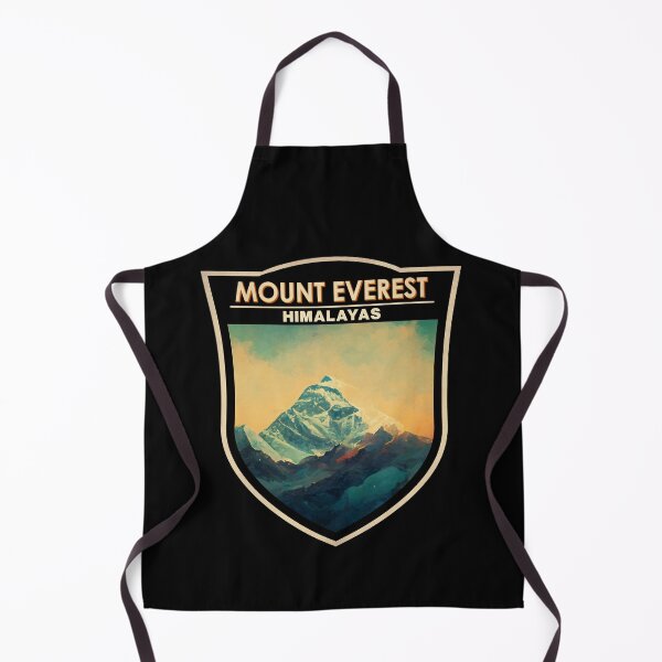 Item preview, Mount Everest Himalayas Watercolor Badge designed and sold by KrisSidDesigns.