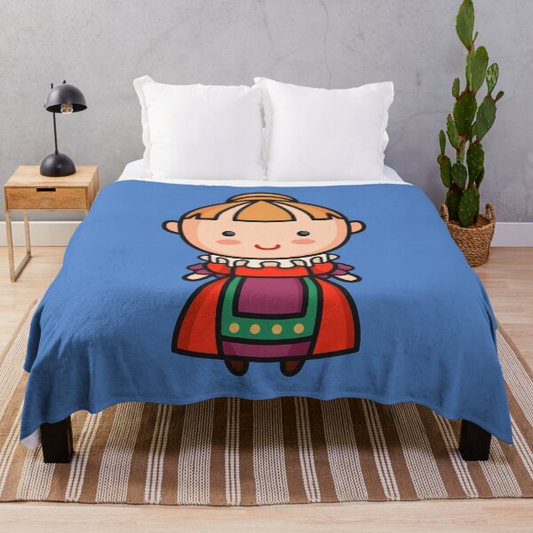 Item preview, Kawaii Cute Elizabethan Era English Girl Cartoon designed and sold by TwoTenDesign.