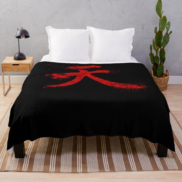 Aperçu de l'œuvre Akuma Kanji logo rouge créée et vendue par DEREKMCGOY.