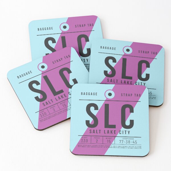 Item preview, Luggage Tag E - SLC Salt Lake City USA designed and sold by VoodooCircus.