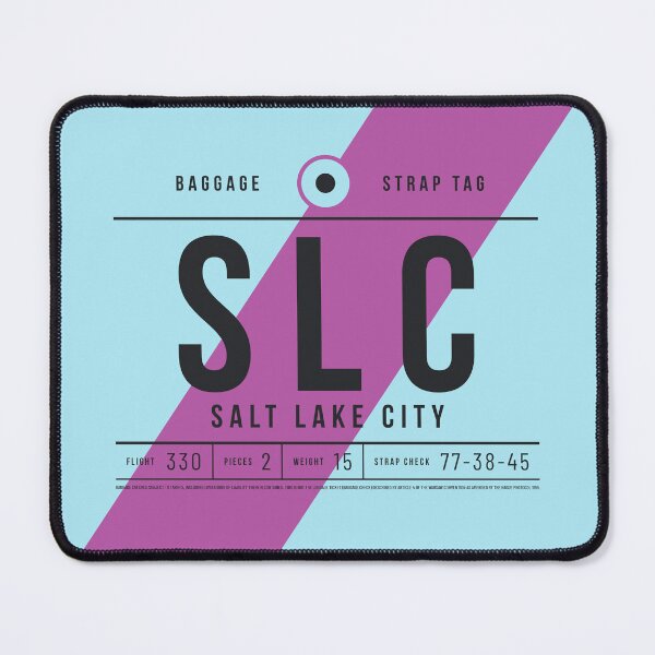 Item preview, Luggage Tag E - SLC Salt Lake City USA designed and sold by VoodooCircus.