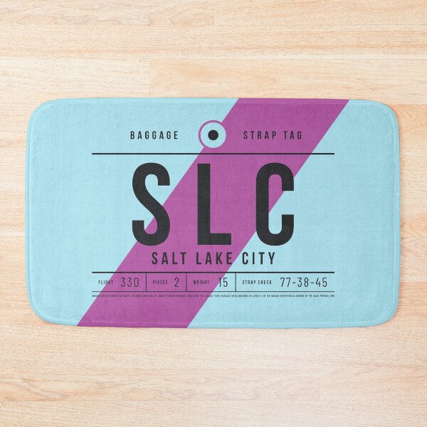 Item preview, Luggage Tag E - SLC Salt Lake City USA designed and sold by VoodooCircus.