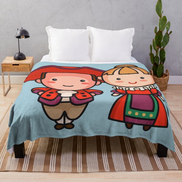 Item preview, Kawaii Cute Elizabethan Era English Couple Cartoon designed and sold by TwoTenDesign.