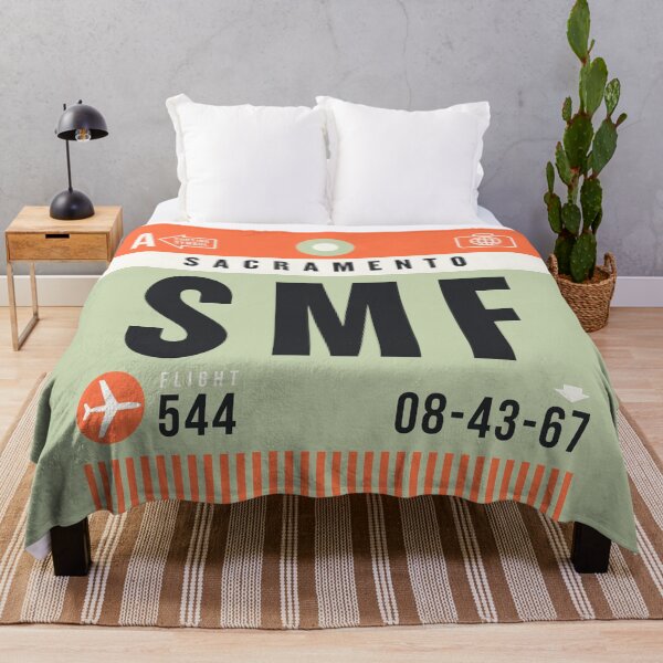 Item preview, Luggage Tag A - SMF Sacramento USA designed and sold by VoodooCircus.