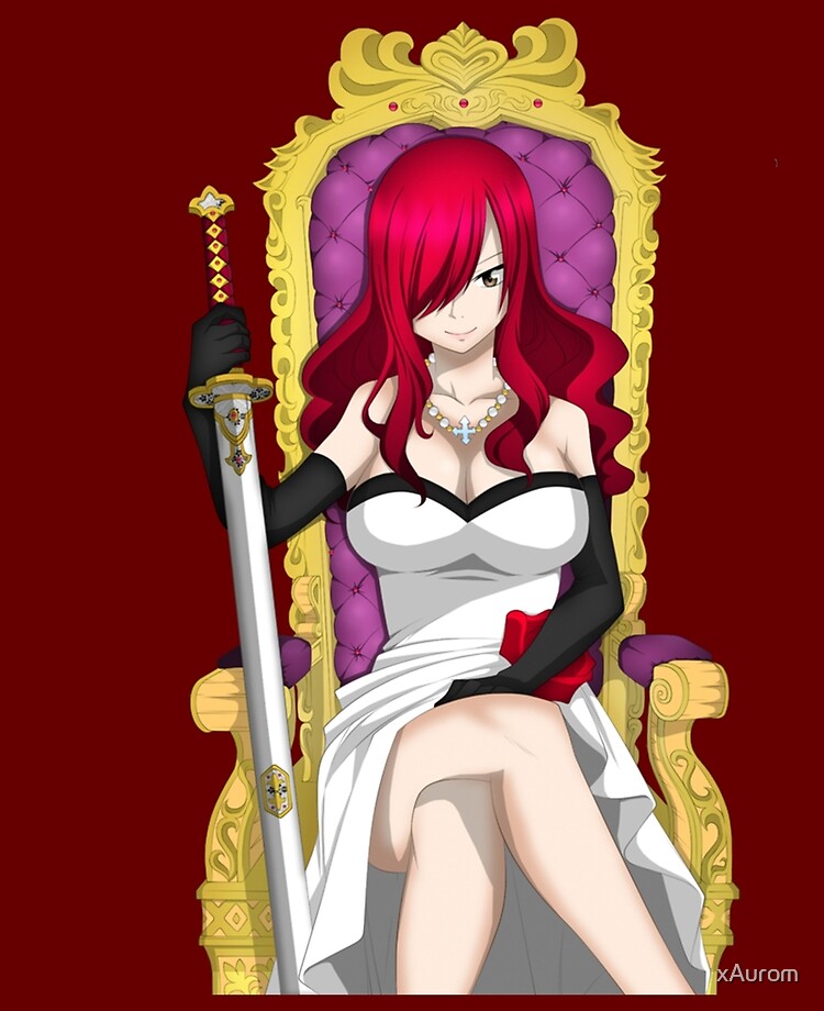 Queen Of Thrones Erza Scarlett Ipad Case Skin By Xaurom Redbubble Vector illustration for kingdom, medieval age, fairytale concept. redbubble