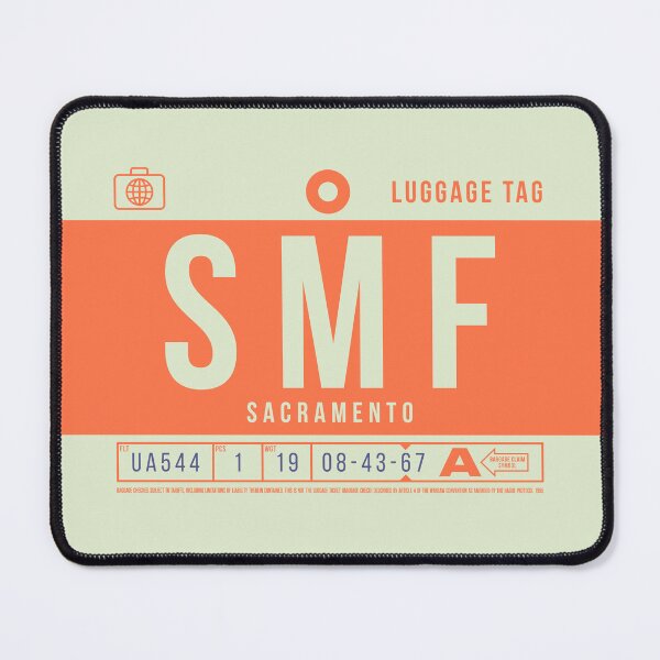 Item preview, Luggage Tag B - SMF Sacramento USA designed and sold by VoodooCircus.