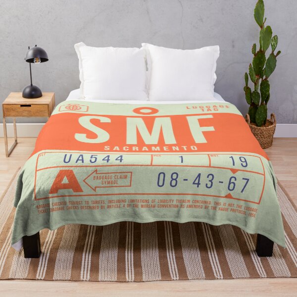 Item preview, Luggage Tag B - SMF Sacramento USA designed and sold by VoodooCircus.