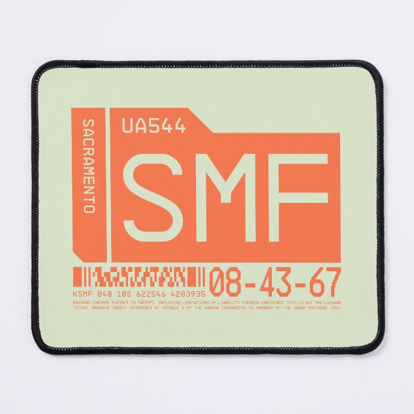 Item preview, Luggage Tag C - SMF Sacramento USA designed and sold by VoodooCircus.