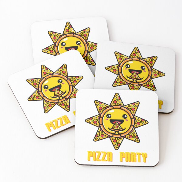 Item preview, Adorable Sun eating Pizza designed and sold by GarnersDesigns.
