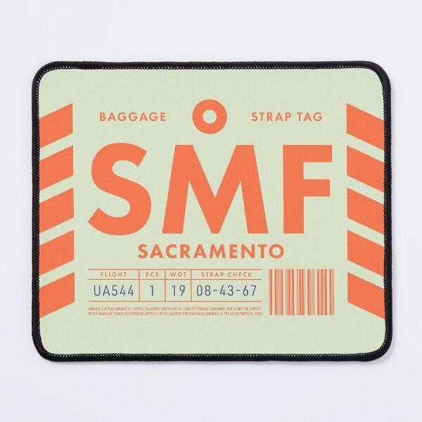 Item preview, Luggage Tag D - SMF Sacramento USA designed and sold by VoodooCircus.