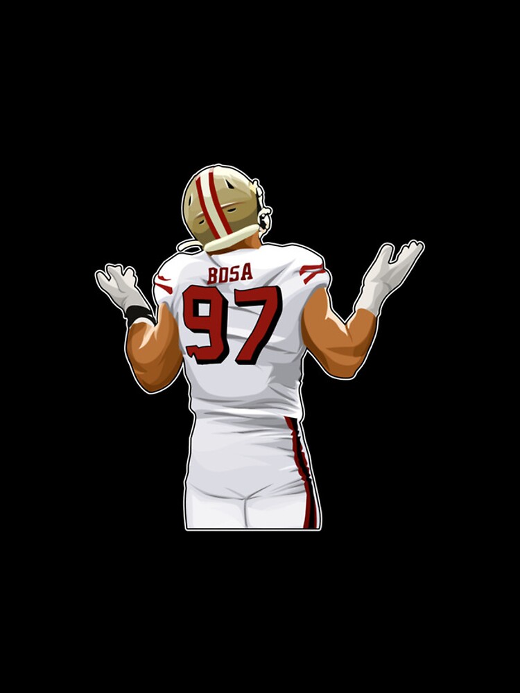 Nick Bosa 97 Strength  Sticker for Sale by TillmanHudson