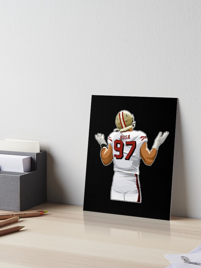 Nick Bosa 97 Strength  Sticker for Sale by TillmanHudson