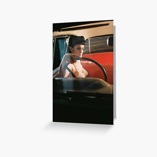 He Dumped Her At The Drive In Greeting Card