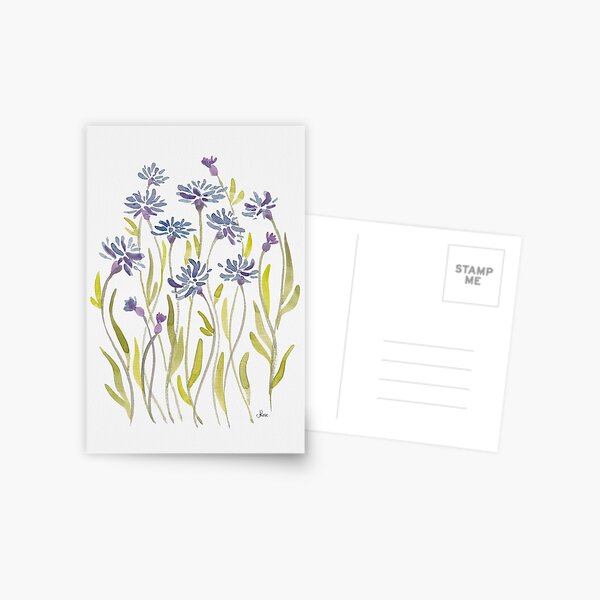 Item preview, Cornflowers in Gouache designed and sold by JRoseDesign.