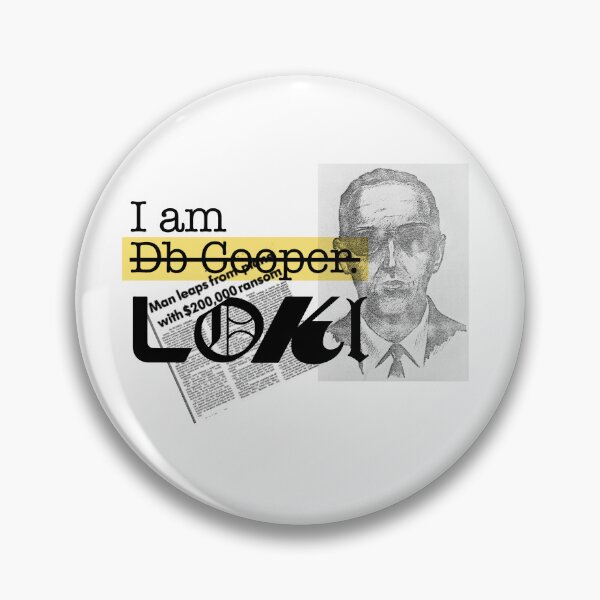 Item preview, I am Db Cooper : Loki designed and sold by Kanha Design | ⭐⭐⭐⭐⭐.